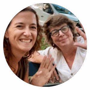 Lia Bodaan en Kim van Groningen