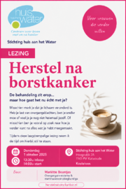Uitnodiging lezing Herstel na Borstkanker